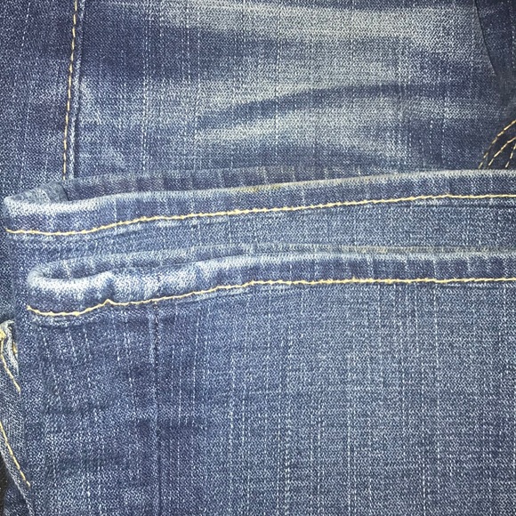 True Religion Joey Disco Gold Big T Jeans - Picture 8 of 8